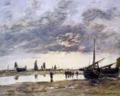 尤金 布丹 : Low Tide at Berck